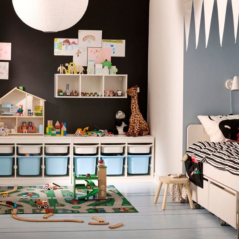 Cuarto infantil con muebles IKEA